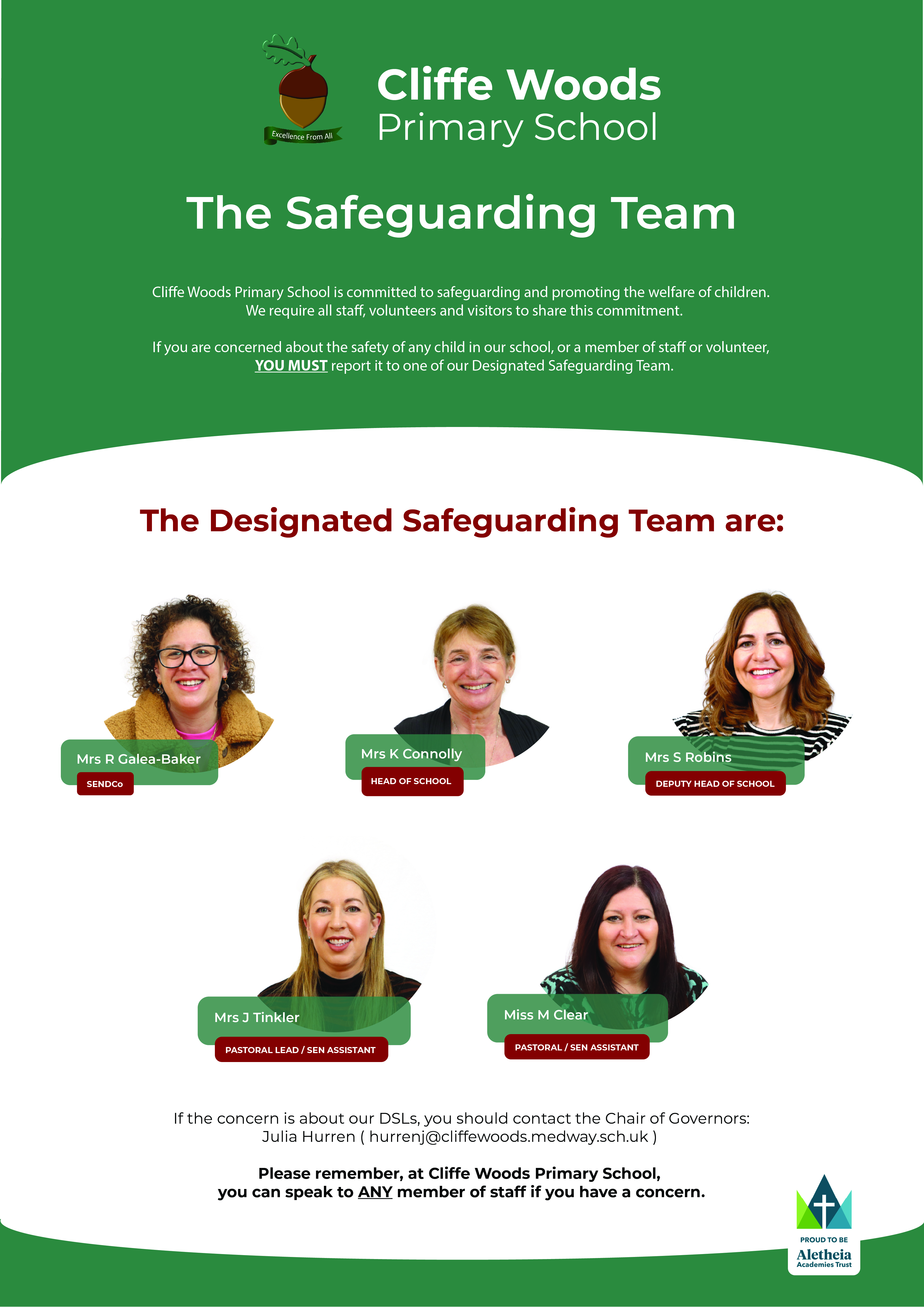 safeguarding poster cliffe woods primary school